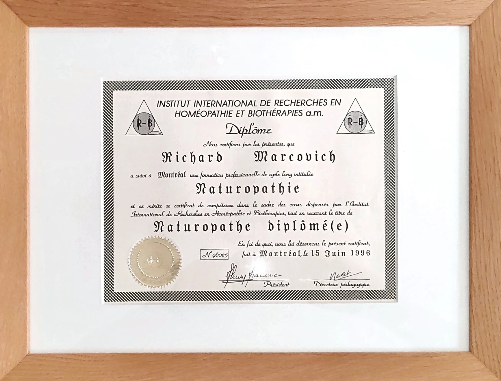 diplome naturopathie